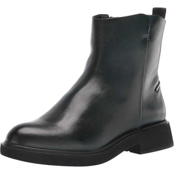 Franco Sarto Women's Leather Bealy Ankle Boots in English Green Size 9 - Picture 1 of 7